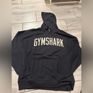 Gymshark Black Men’s Worn Graphic Hoodie Size XL Oversized Fit NEW